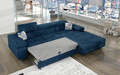 Coltar extensibil dreapta 4 locuri ELTAP, Armd-39, Armando, 289x203x85 cm, lemn/poliester, albastru inchis