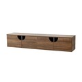 Comoda TV, Neostill, Grotte, 180x35x35 cm, Cadru: PAL MELAMINAT 100%., Maro