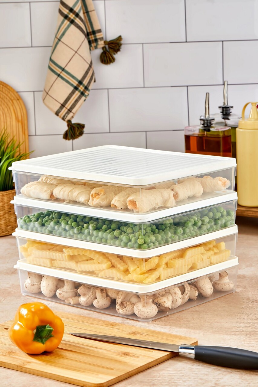 Set recipiente depozitare, Hermia, 452PTR1146, Alb - view 2