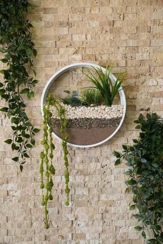 Decoratiune de perete, isles of scilly, metal , fier, alb