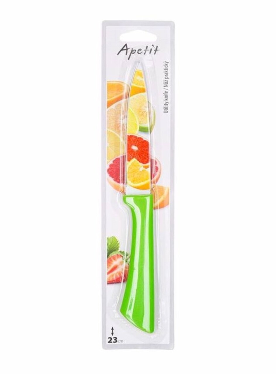 Cutit Utilitar, Apetit, 23 Cm, Inox/plastic, Verde