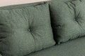 Canapea extensibilă cu 2 locuri, Futon, 859FTN2725, Metal , Verde