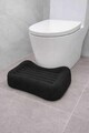 Scaun de toaletă, Hanah Home, Teddy, 45x20x35 cm, Negru