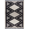 Covor Zaid Berber Rug Monochrome, Flair Rugs, 120x170 cm, poliester, alb/negru