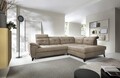 Coltar extensibil dreapta 5 locuri ELTAP, RT-20AU, Inferne, 297x210x107 cm, lemn/poliester, bej inchis