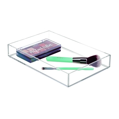 Organizator pentru cosmetice Clarity, iDesign, 30.5×20.3×5 cm