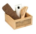Cutie depozitare, Wenko, Allegre M, 15 x 7 x 15 cm, bambus/ratan, natur
