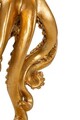 Lampa de masa Octopus, Mauro Ferretti, 1x E27, 40W, 30.5x64.5 cm, polirasina/fier/textil, auriu