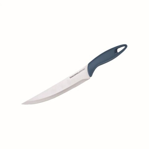 Cutit pentru carne Presto, Tescoma, 20 cm, inox/plastic, bleumarin