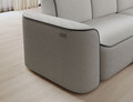 Coltar dreapta 4 locuri ELTAP, Ume, 287x190x88 cm, lemn/poliester, gri deschis/gri inchis