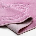 Set covorase de baie 2 piese, Alanur Home, COTTONKT000074, Bumbac, Roz pudra