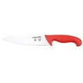 Cutitul bucatariului profesional, Cooking by Heinner, 20 cm, inox, rosu