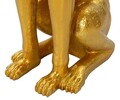 Statueta / figurina decorativa cu tava Dog Pit, Mauro Ferretti, 30x64x91 cm, polirasina/metal, auriu