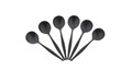Set 6 lingurite pentru ceai Violon Vintage Black, Jean Dubost, inox