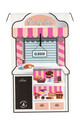 Joc cu fixare pe usa, Pastry Shop, 137x77x0.1 cm, Piele ecologica, Roz
