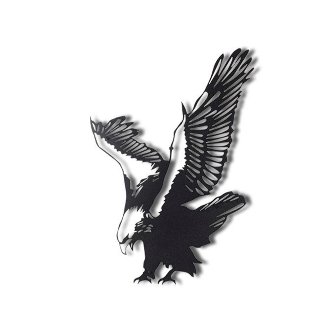 Poze Decoratiune de perete, Eagle, Metal, Dimensiune: 52 x 40 cm, Negru mezoni.ro 