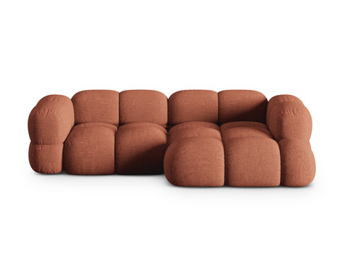 Coltar dreapta 3 locuri, Loretto, Cosmopolitan Design, 250x147x68 cm, tesatura structurata, corai