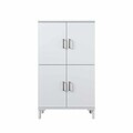 Dulap de baie, Hanah Home, KC116, 60x103.6x32.5 cm, Alb