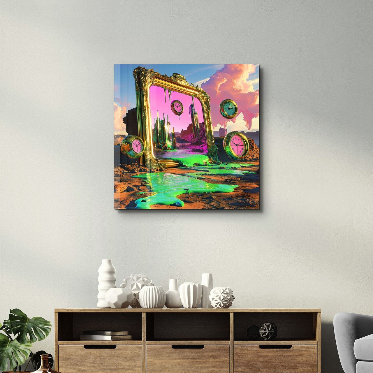 Tablou decorativ, SPK-3003, Dimensiune: 40 x 40 cm, Multicolor - view 2