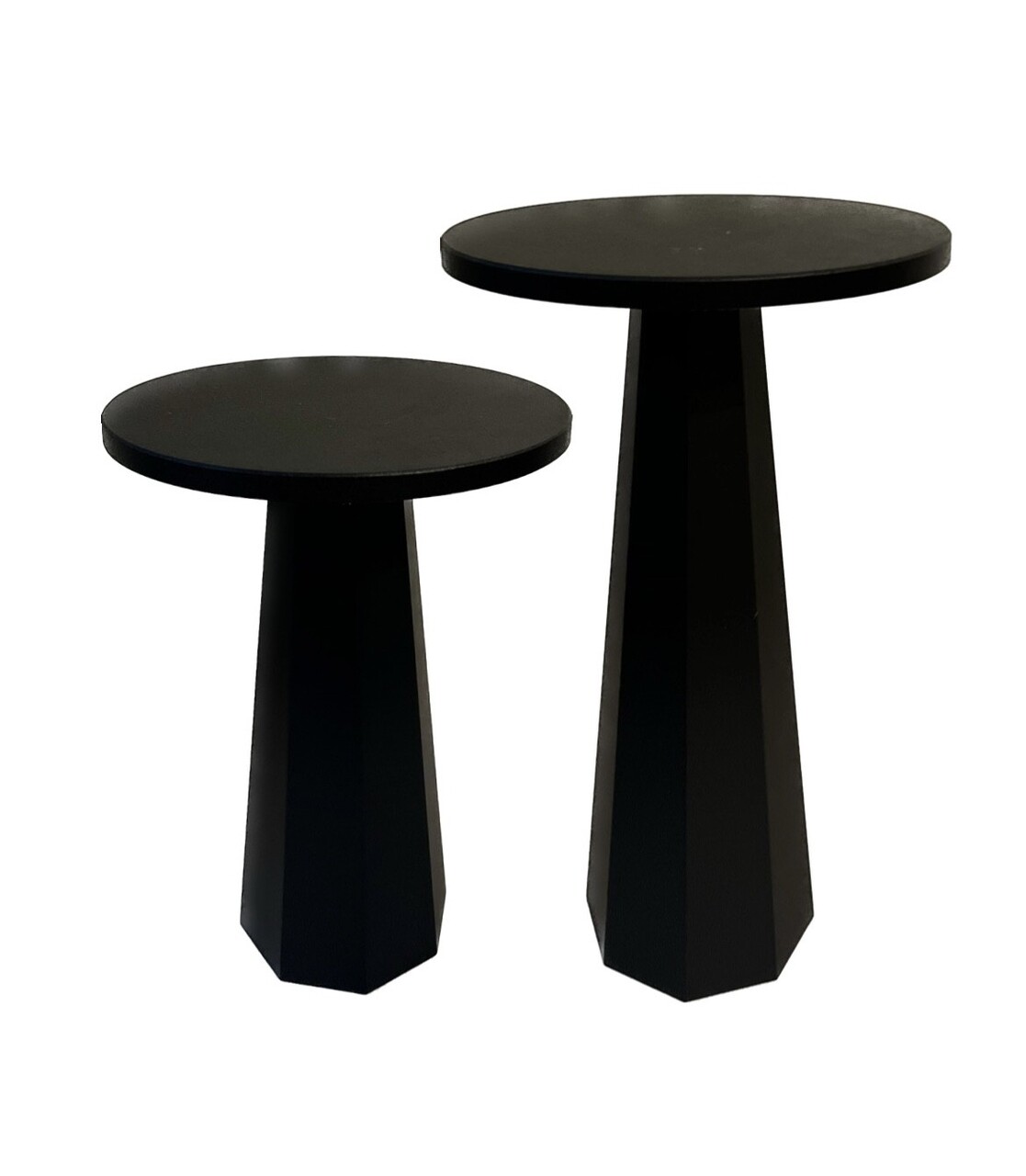 Set masuta de cafea, Rotexa, Lilyum (57 + 47), Negru - 2 | YEO