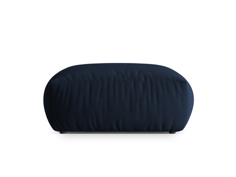Taburet, Chris-184, Micadoni Home, 100x100x43 cm, catifea, albastru regal