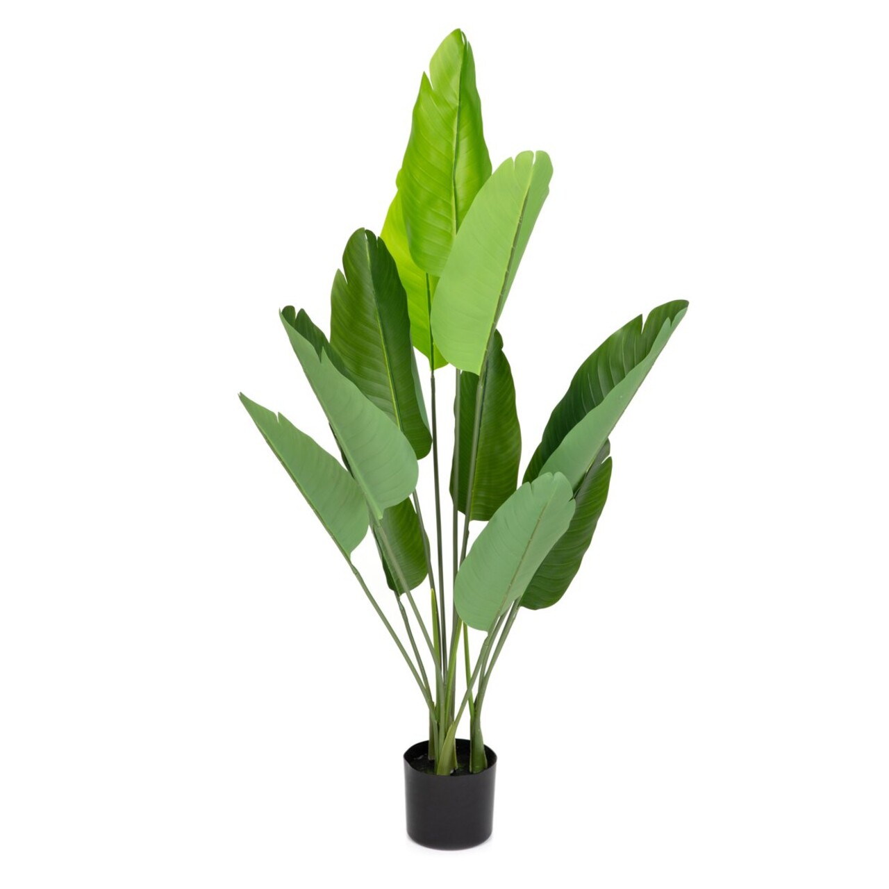 Planta artificiala bananier Tropical Zone, Homla, 120 cm, plastic, verde - view 2