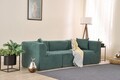 Canapea 3 locuri, Atelier del Sofa, 825BLC4321, Tesatura Chenille, Verde
