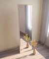Oglinda decorativa, Siam, Tessa, 50x160x2.2 cm, MDF , Natural