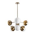 Lustra, Tatum, 584TTM1257, Metal, Alb / Vintage