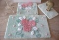 Set 3 covorase de baie, Chilai, Jardin - Mint