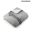 Husa de protectie reversibila pentru canapea 3 locuri, SoFree InnovaGoods, 275x181 cm, poliester, gri