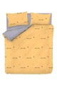 Lenjerie de pat dubla, Dide - Yellow, EnLora Home, Bumbac Ranforce