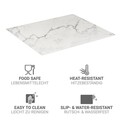 Protectie perete bucatarie Marble, Wenko, 60x52 cm, PVC, multicolor