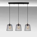 Lustra, Fulgor, 942FLG1489, Metal, Negru/Maro antic