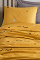 Set cuvertura pique Single 2 piese, Dide - Yellow, Eponj Home, Bumbac