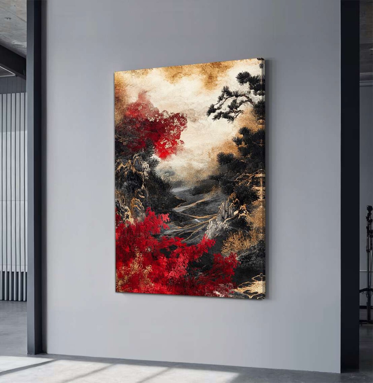 Tablou decorativ, YNS-1029-45 x 70, Lemn, Multicolor - view 2