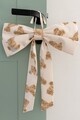 Ornament de ușă, Door Bow-4, 35x45x4 cm, Material: 80% BUMBAC/20% POLIESTER, Maro/Alb