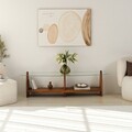 Comoda TV, Neostill, Surf, Castaniu / Transparent