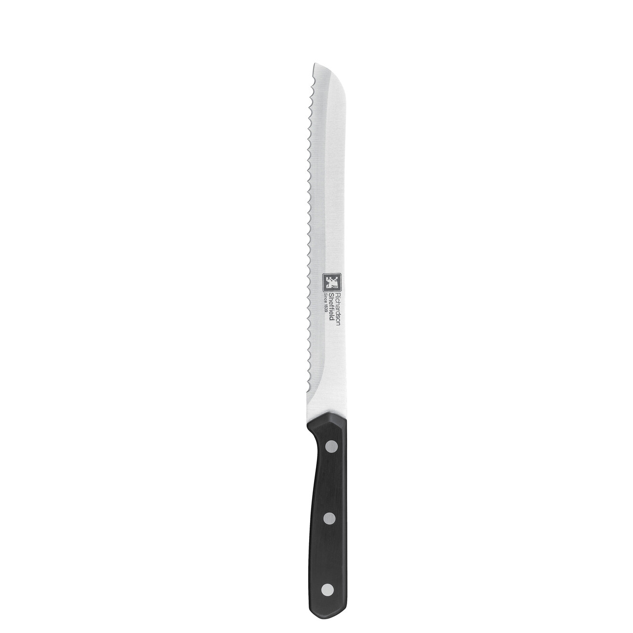 Set 6 cutite si suport Cucina, Richardson Sheffield, 8x16x36 cm, inox 13/0, negru/natur - imagine 6