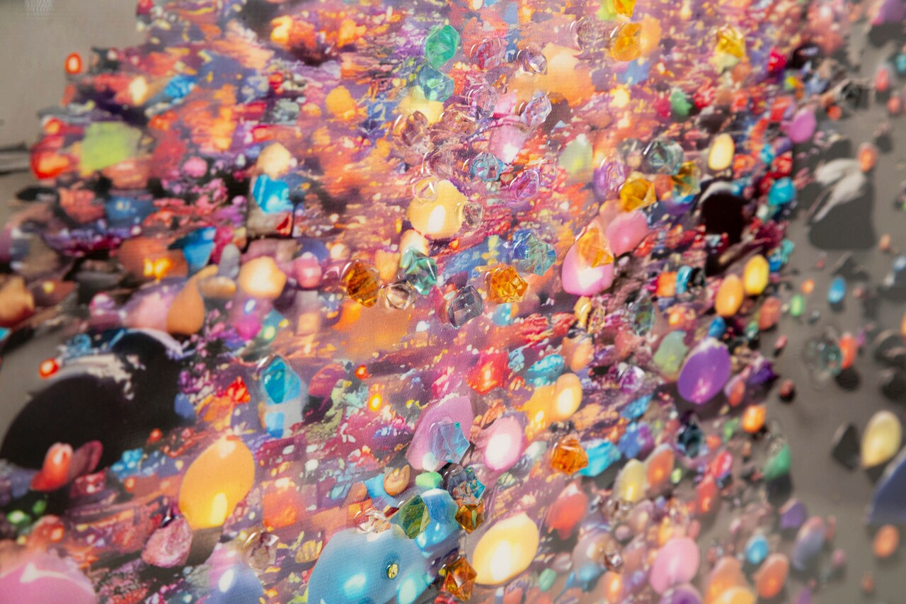 Tablou decorativ Mauro Ferretti Colors -A 60x90 cm lemn de pin/canvas multicolor