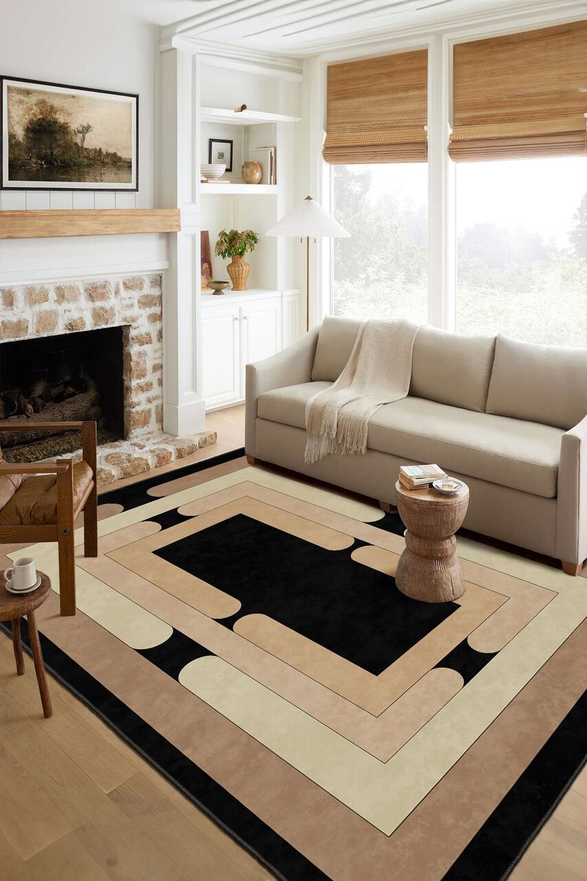 Covor (80 x 300), Sftkece045, 80x300 cm, Negru - view 2