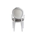 Scaun, Fairfax, Albero13, 62x47x100 cm, Lemn masiv, Alb