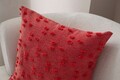 Husa de perna, Tuffet, 43x43 cm, Material: 100% POLIESTER, Rosu