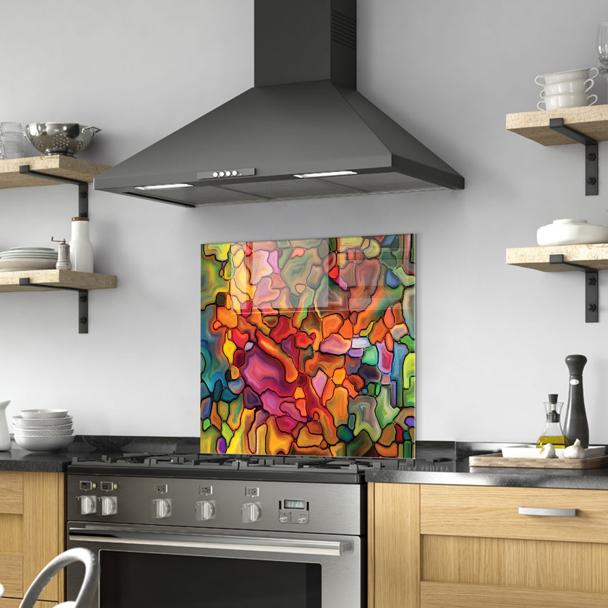 Tablou decorativ, 1124, Dimensiune: 60 x 60 cm, Multicolor