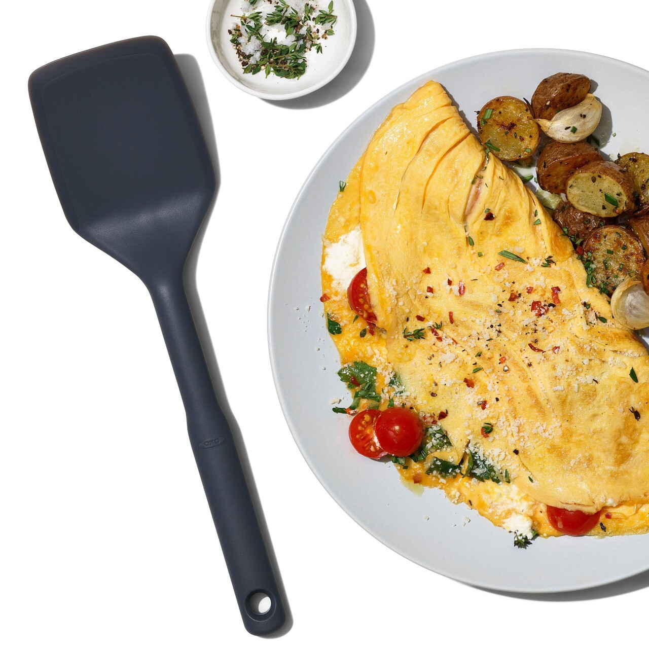 Paleta silicon, 31 cm, "Good Grips", Negru - OXO - imagine 5