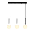 Lustra, Fulgor, 942FLG1469, Metal, Alb/Negru