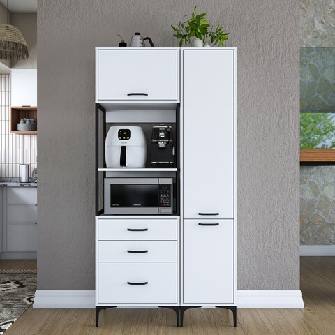 Dulap multifunctional, Rani, JE143, Alb