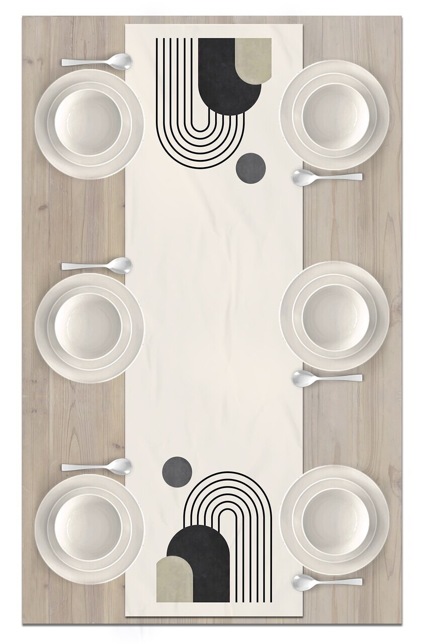 Traversa de masa, Artrunmin-188, 40x135 cm, Poliester, Multicolor — imaginea 2