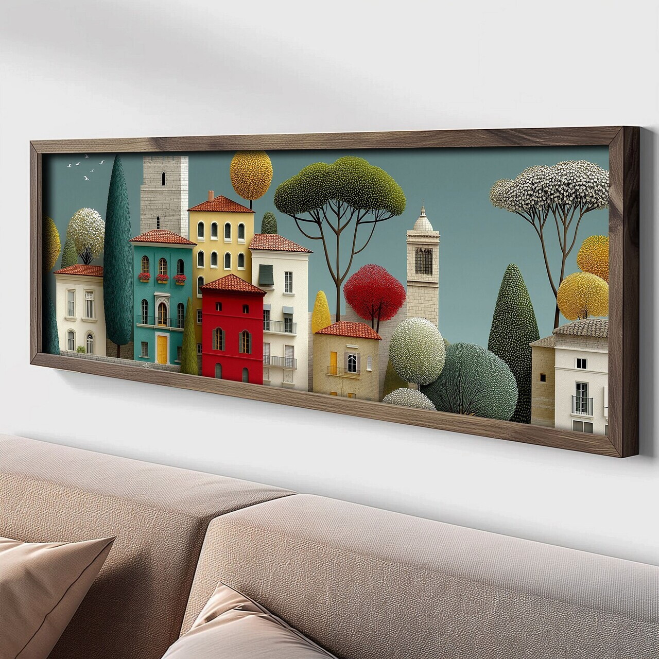 Tablou decorativ, LAC037-150, MDF, Lemn masiv, Multicolor