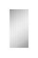 Oglinda decorativa, Mirrorland, Rectangular Stripe, Oglindă indestructibilă cu obturator, Argintiu